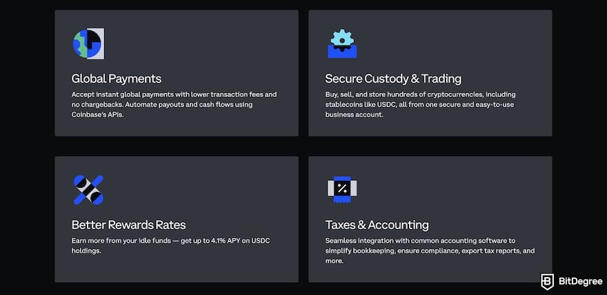 How to open Coinbase Corporate account: benefits of opening a Coinbase Business account.