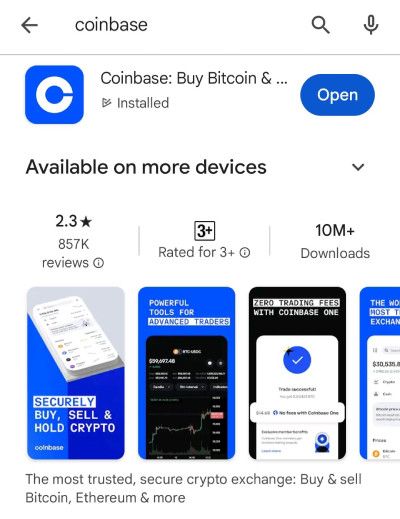 How to pay with USDT: the Coinbase app.