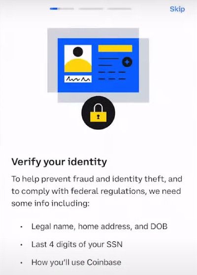 How to pay with USDT: verify your identity.