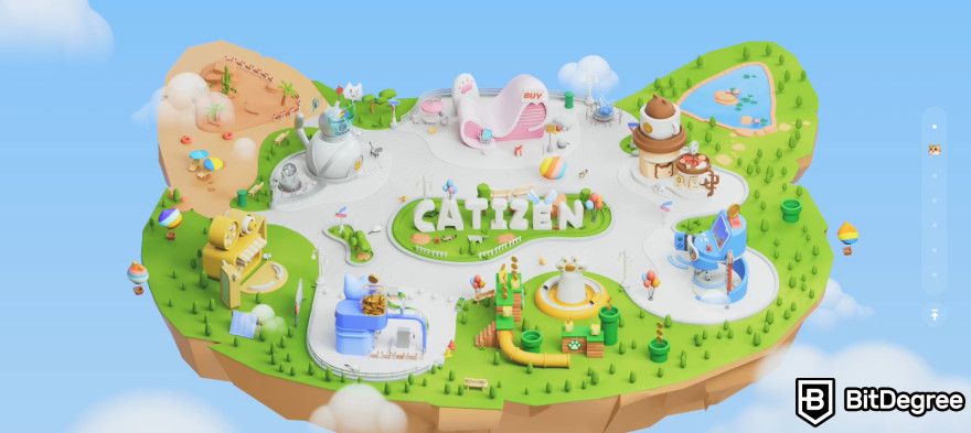 How to play Catizen: the cloudy world of Catizen.