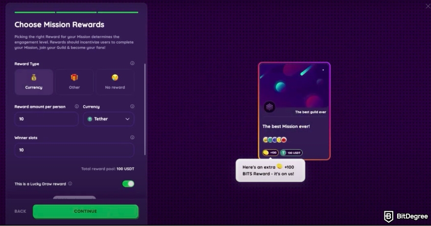 How to run an online contest: choose mission rewards.