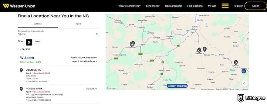 How to send money from Canada to Nigeria: Western Union cash pickup locations in Nigeria. How to send money from Canada to Nigeria: Western Union cash pickup locations in Nigeria.