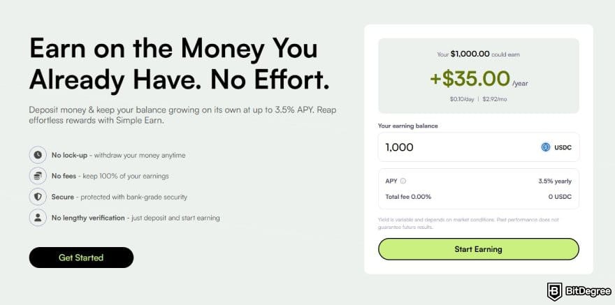 How to send money from India to Nigeria: Ogvio's simple earn feature.