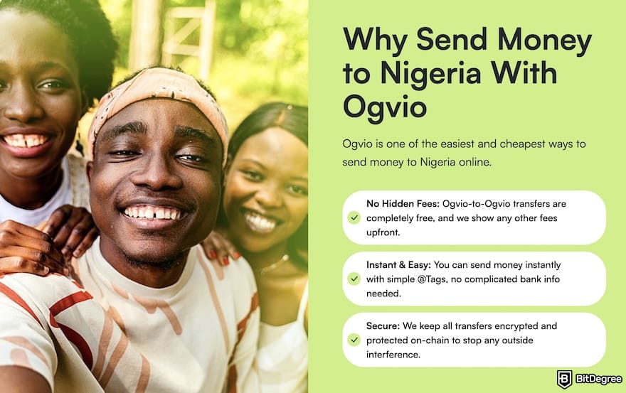 How to Send Money to Nigeria From UK: the benefits of using Ogvio for Nigerians.