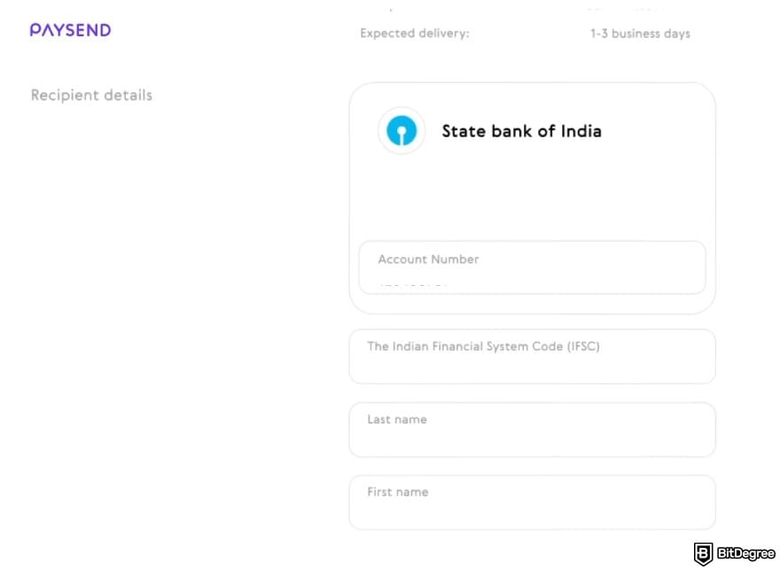 How to send money with credit card: entering recipient details on Paysend. How to send money with credit card: entering recipient details on Paysend.