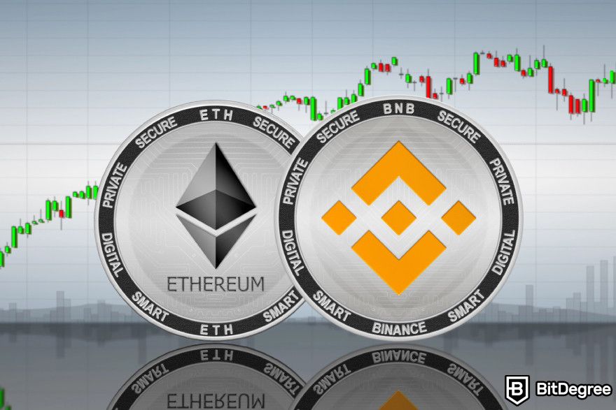 How to start a crypto business: Ethereum and BSC blockchains side by side.