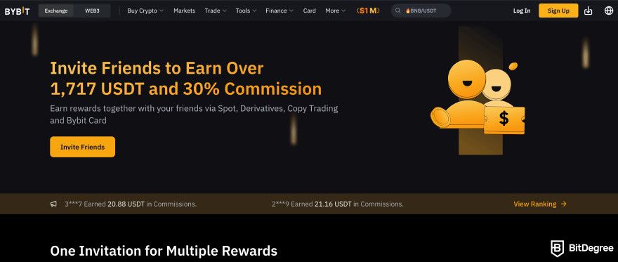 How to start affiliate marketing: Bybit referral rewards.