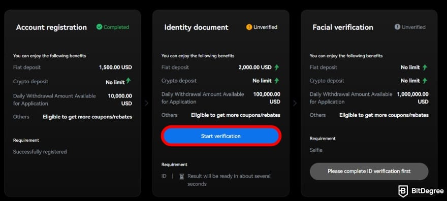 How to trade crypto futures: choose to start ID verification. How to trade crypto futures: choose to start ID verification.