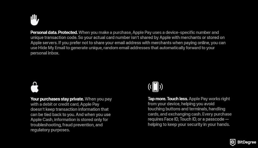 How to transfer money from Apple Pay to bank instantly: Apple Pay's security.