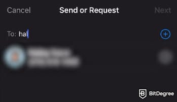 How to transfer money from Apple Pay to bank instantly: send or request by typing the recipient's name.