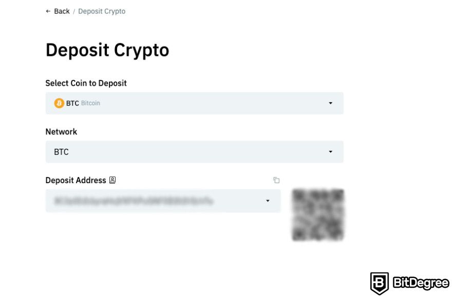 How to use BitMart exchange: deposit address.