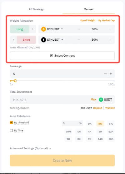 How to use Bybit trading bot: Futures Martingale Bot's weight.