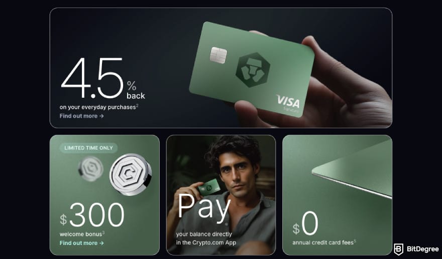 How to use Crypto.com Level Up program: the Pro plan (Jade card) benefits.