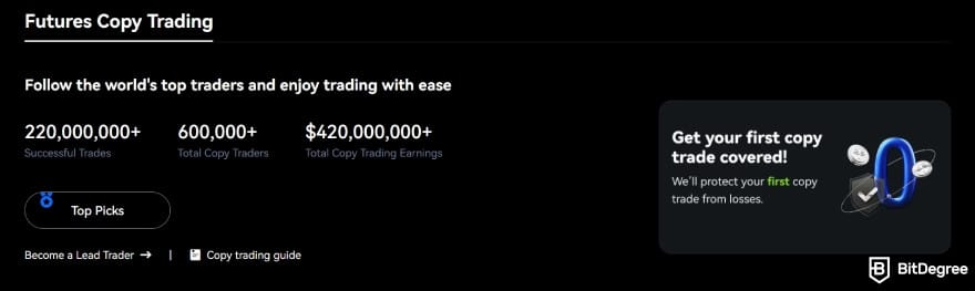 How to use crypto exchange for beginners: BTCC copy trading.