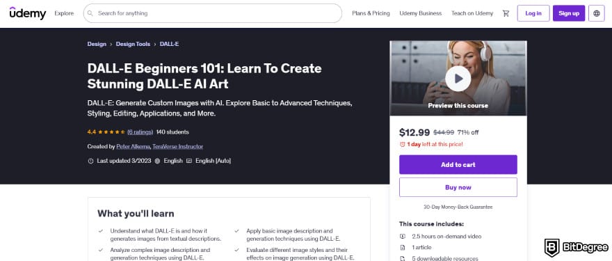 How to use DALL-E: DALL-E Beginners 101 course on Udemy.
