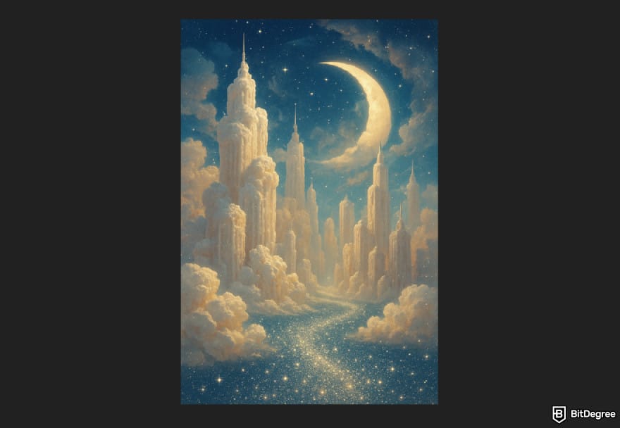 How to use DALL-E: dreamscape cities.