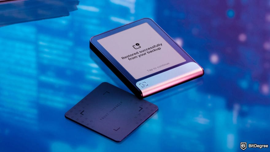 How to use Ledger Recovery Key: restoration process is completed.