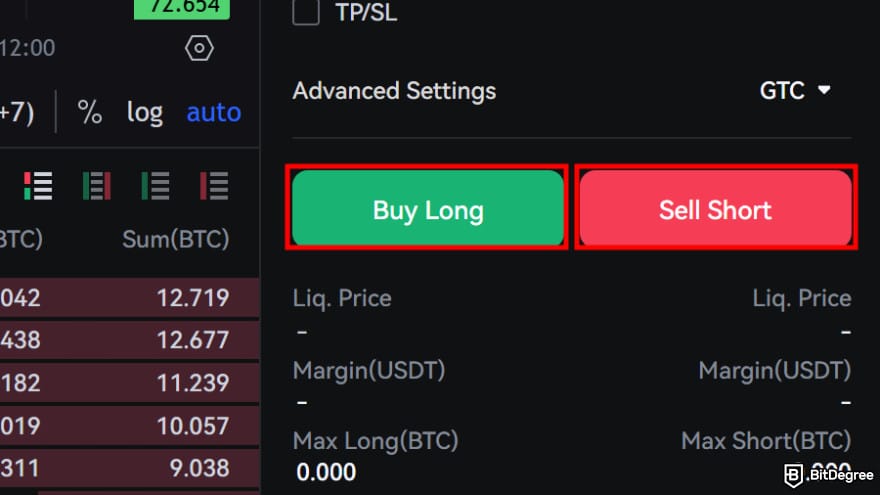How to use Toobit: open your position.