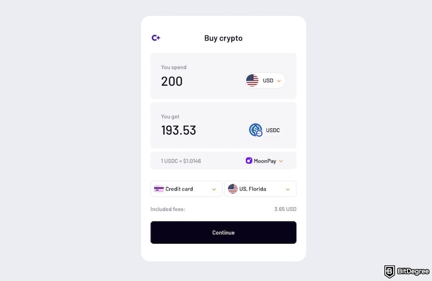 How to withdraw cash from credit card: the buying page on Ogvio.