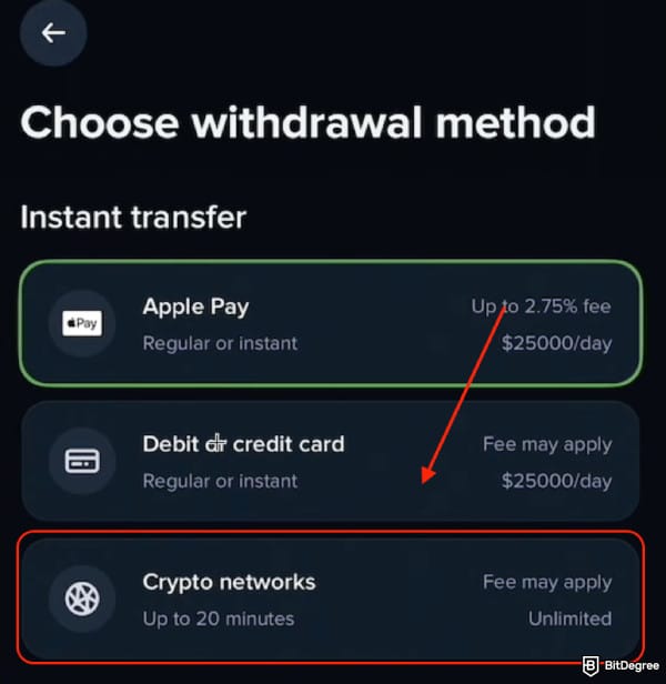 How to withdraw crypto from Uphold: picking crypto networks as a withdrawal method. How to withdraw crypto from Uphold: picking crypto networks as a withdrawal method.