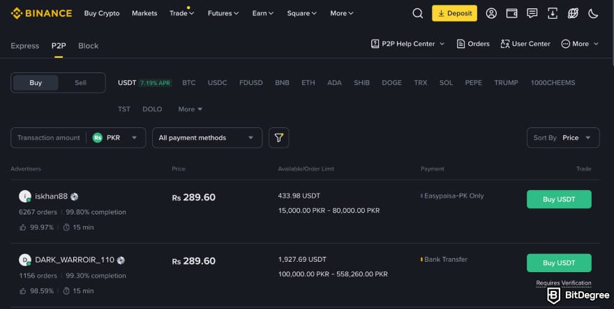 How to withdraw from Binance in Pakistan: Binance P2P page. How to withdraw from Binance in Pakistan: Binance P2P page.