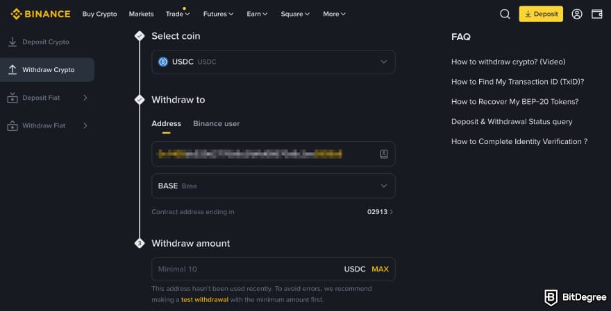 How to withdraw from Binance in Pakistan: Binance withdraw page for coin selection. How to withdraw from Binance in Pakistan: Binance withdraw page for coin selection.