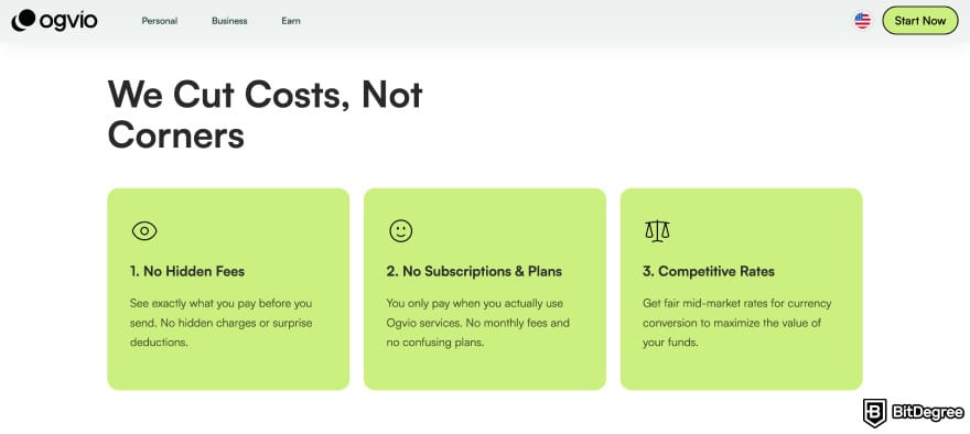 How to withdraw from KuCoin in India: Ogvio pricing page.