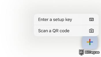 How to withdraw from KuCoin to Nigeria bank: the expanded [+] menus on Google Authenticator.