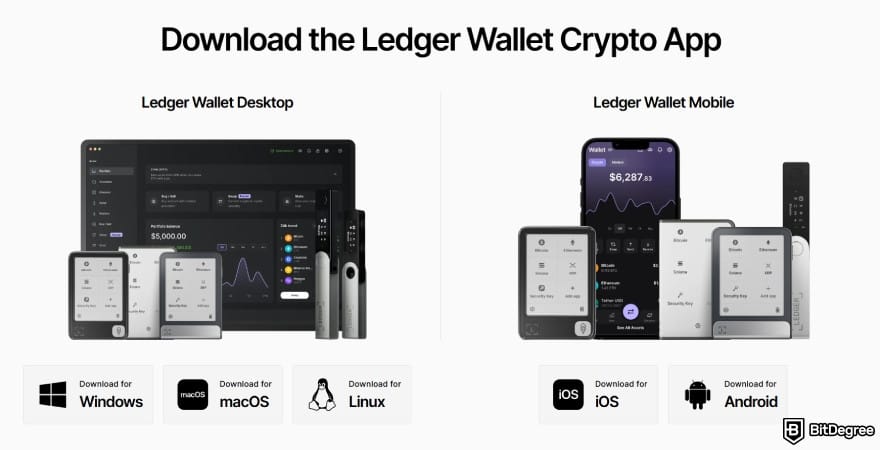 How to withdraw money from Binance in India: download the Ledger Wallet Crypto App on your device.