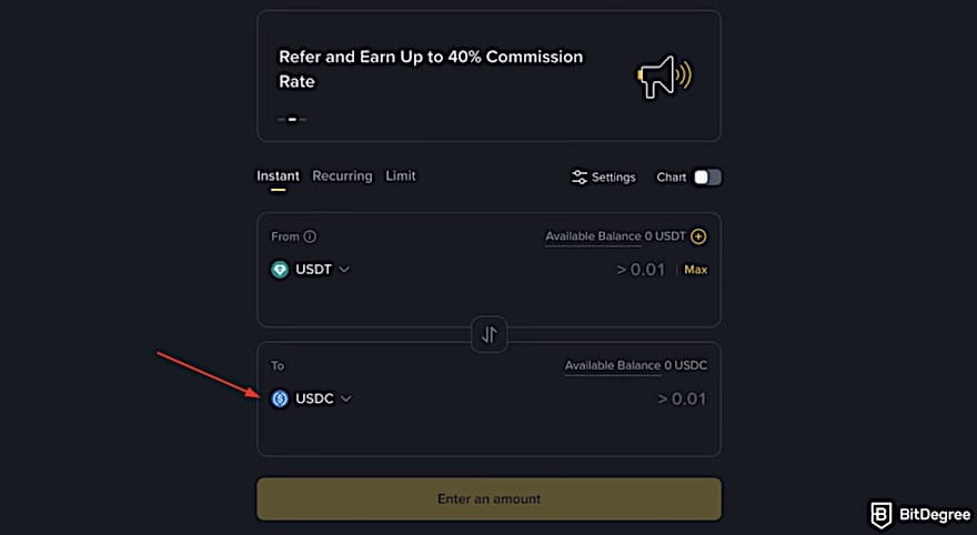 How to withdraw money from Binance in the Philippines: Binance's converter.