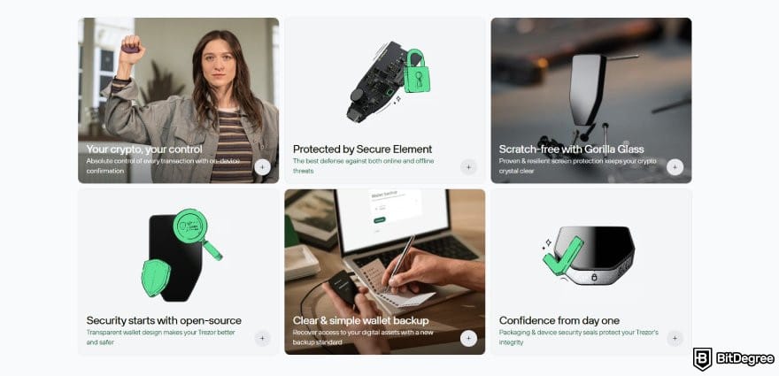 How to withdraw money from Binance: the key features of Trezor Safe 5.