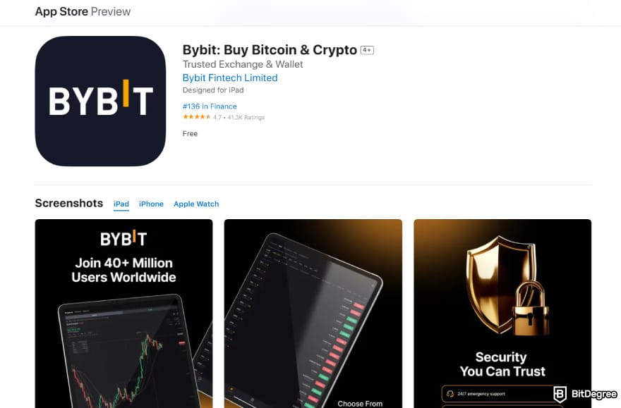 How to withdraw money from Bybit: the Bybit app on the App Store.