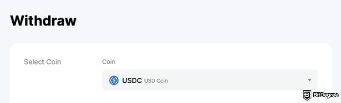How to withdraw money from Bybit: picking the asset you want to send. How to withdraw money from Bybit: picking the asset you want to send.