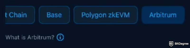 How to withdraw money from Crypto.com: picking the network for asset withdrawal on the Crypto.com Onchain wallet.