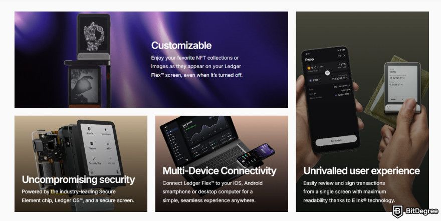 How to withdraw money from DeFi wallet: Ledger Flex.