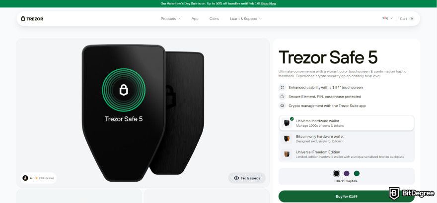 How to withdraw money from DeFi wallet: Trezor Safe 5.