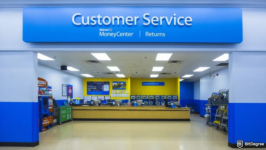 How to withdraw money from GO2bank without card: Walmart MoneyCenter.