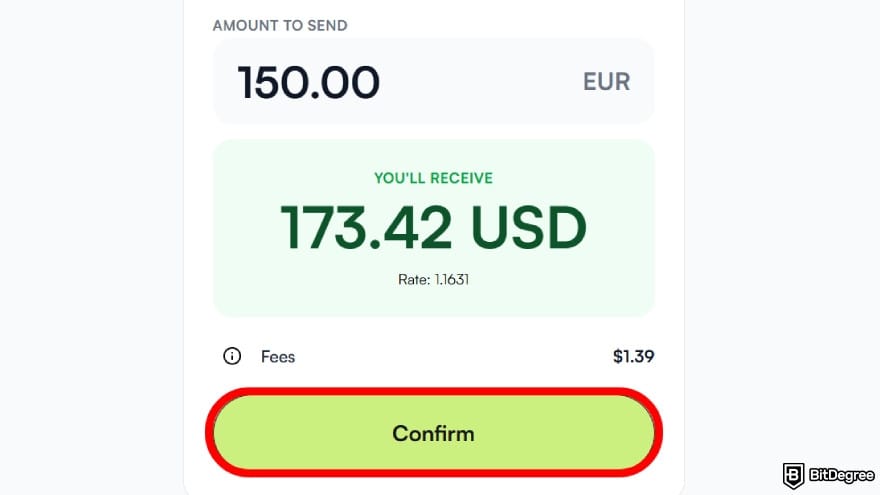 How to withdraw money from GO2bank without card: type in how much you want to send.