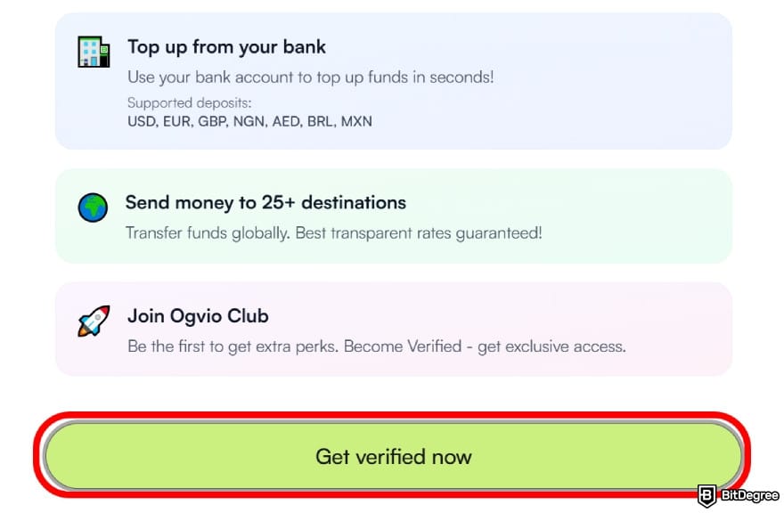 How to withdraw money from GO2bank without card: verify your Ogvio account.