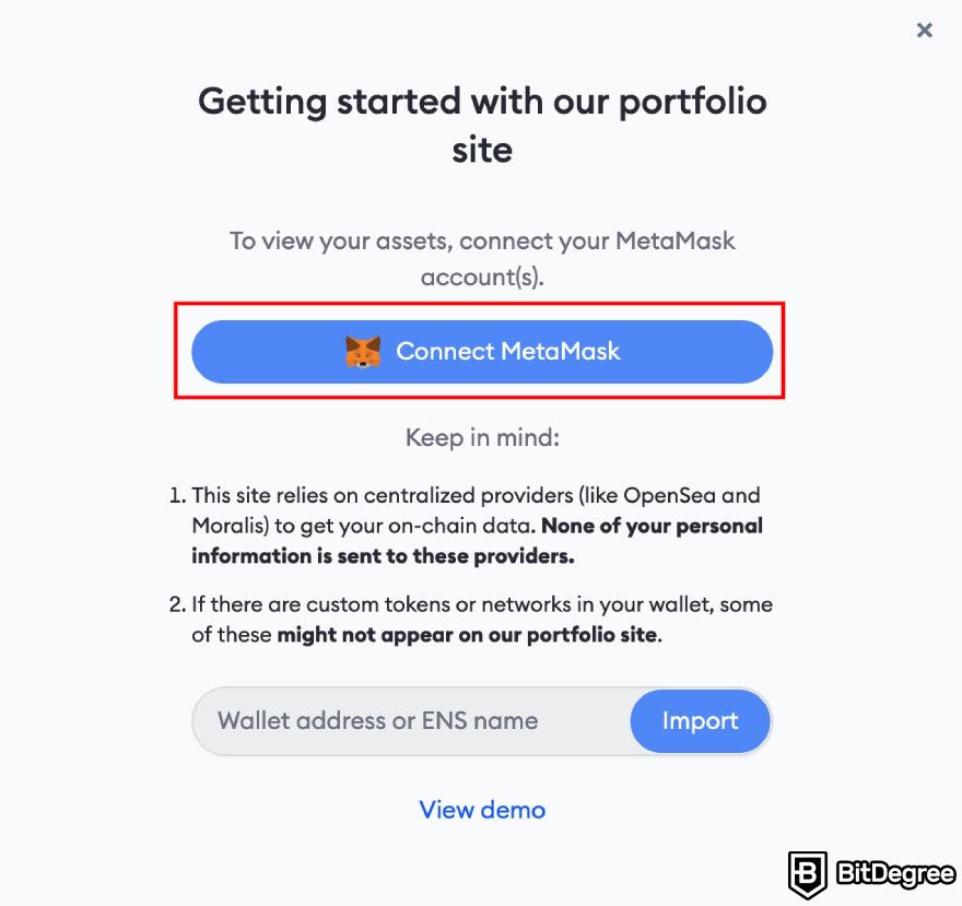 How to withdraw money from MetaMask: connect your MetaMask wallet.