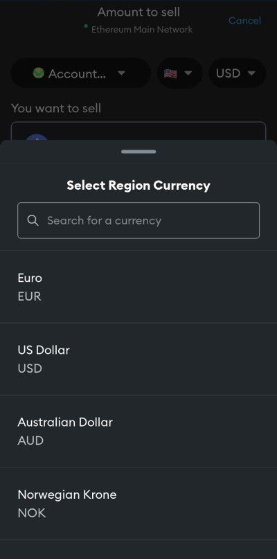 How to withdraw money from MetaMask: fiat currency.