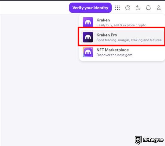 How to withdraw money from MetaMask: go to Kraken Pro.