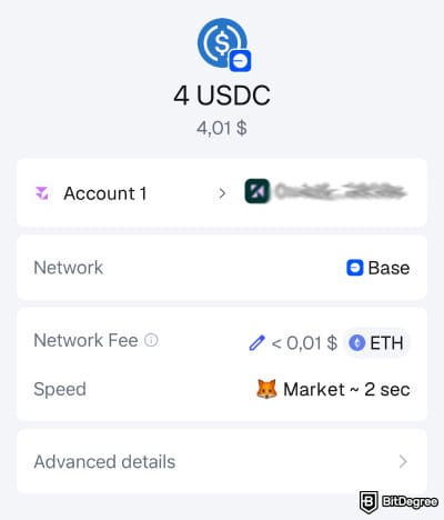 How to withdraw money from MetaMask: review transfer info.