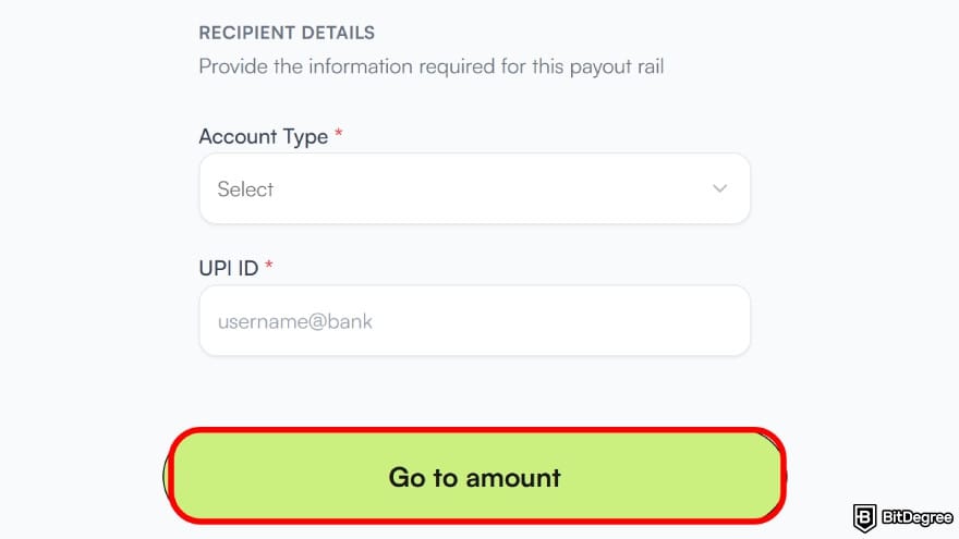 How to withdraw money from OKX in India: enter the recipient's bank details. How to withdraw money from OKX in India: enter the recipient's bank details.