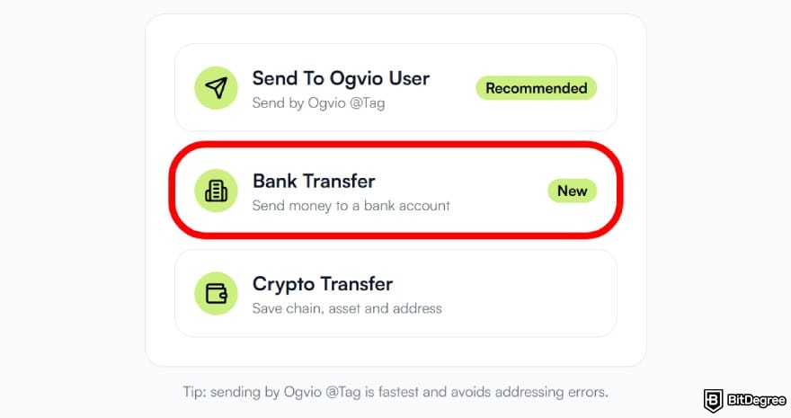How to withdraw money from OKX in India: choose [Bank Transfer] to convert your token.