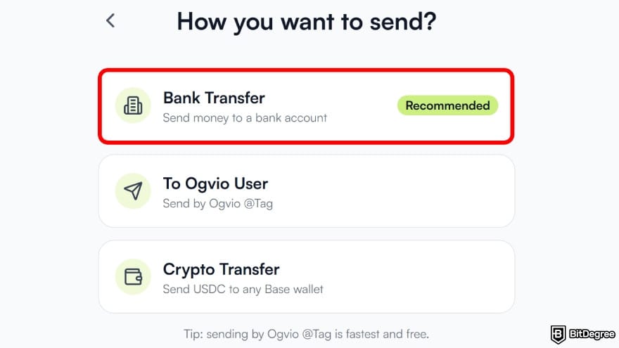 How to withdraw money from OKX in Philippines: choose [Bank Transfer].