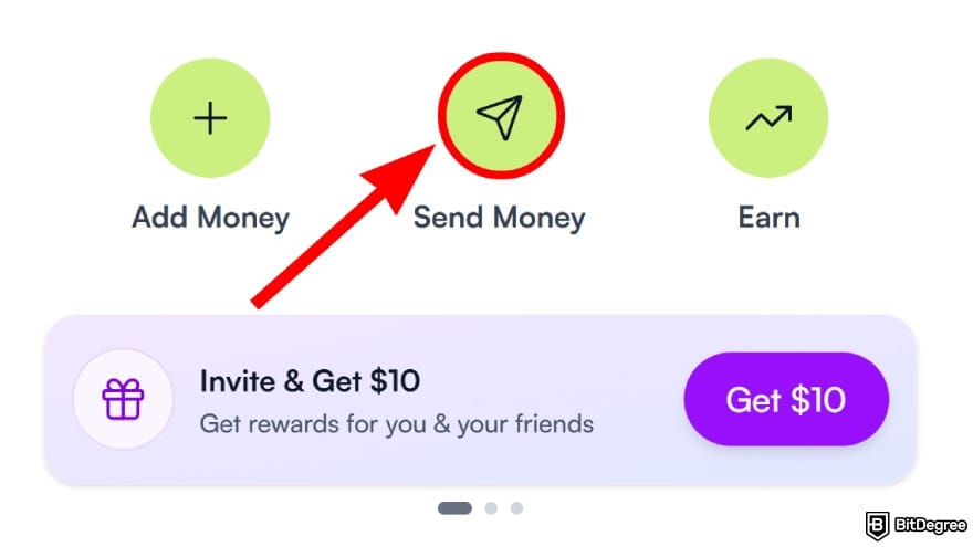 How to withdraw money from OKX in Philippines: click [Send Money].