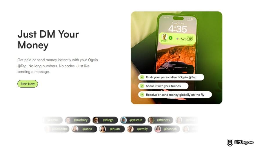 How to withdraw money from Skrill: description of Ogvio's @Tag feature.