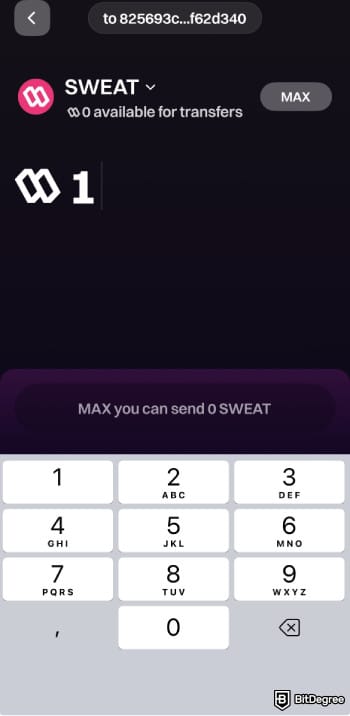 How to withdraw money from Sweatcoin: enter the amount of SWEAT you want to withdraw. How to withdraw money from Sweatcoin: enter the amount of SWEAT you want to withdraw.