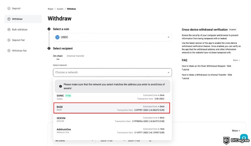 How to withdraw money from Sweatcoin: choose BASE as the withdrawal network on Bitget. How to withdraw money from Sweatcoin: choose BASE as the withdrawal network on Bitget.